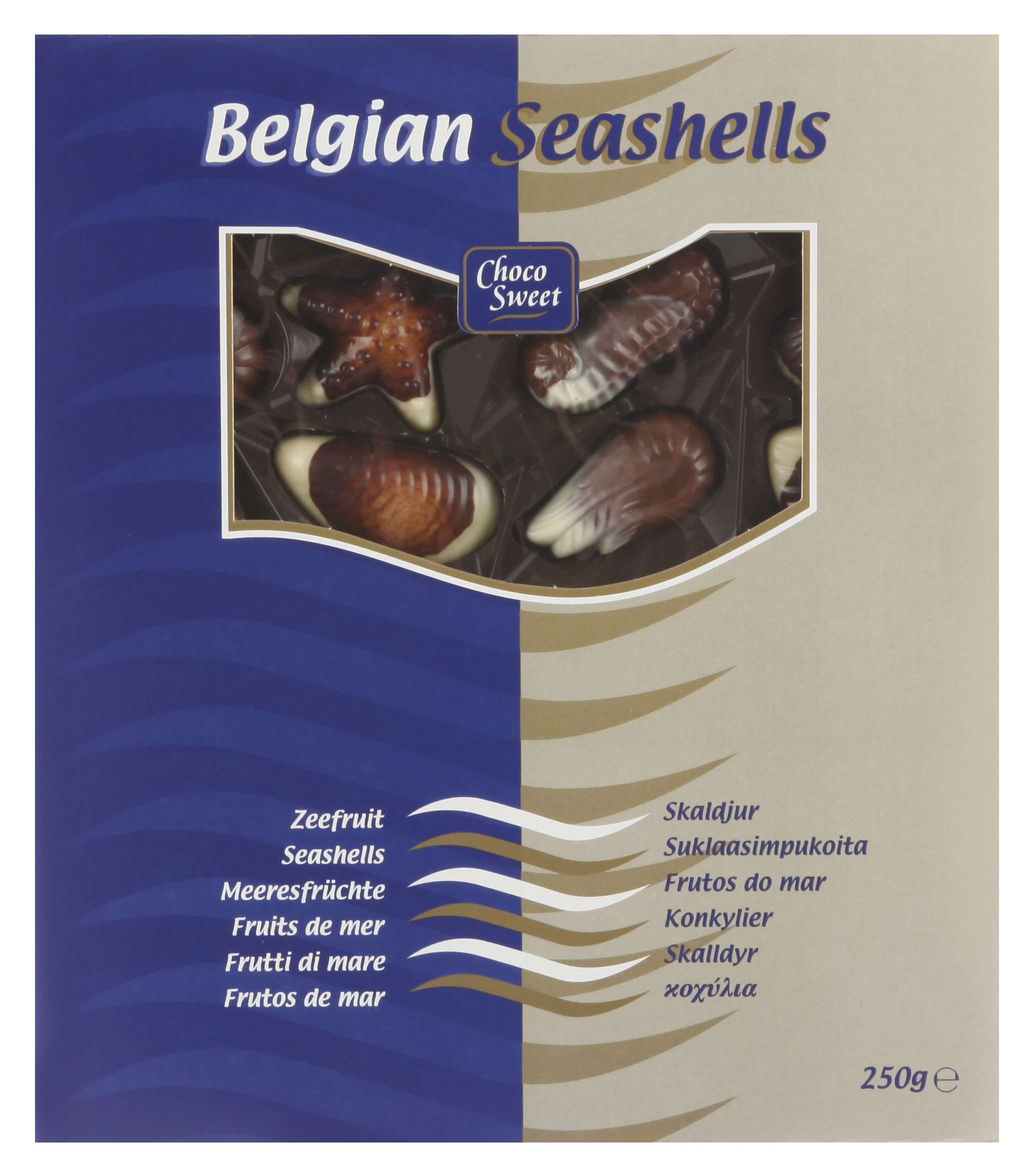 Belgian Chocolate Seashells 250gr