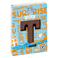 Small Milk Chocolate Letter - T