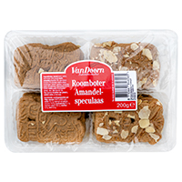 Butter Speculaas w/Almonds 7oz (200gr)