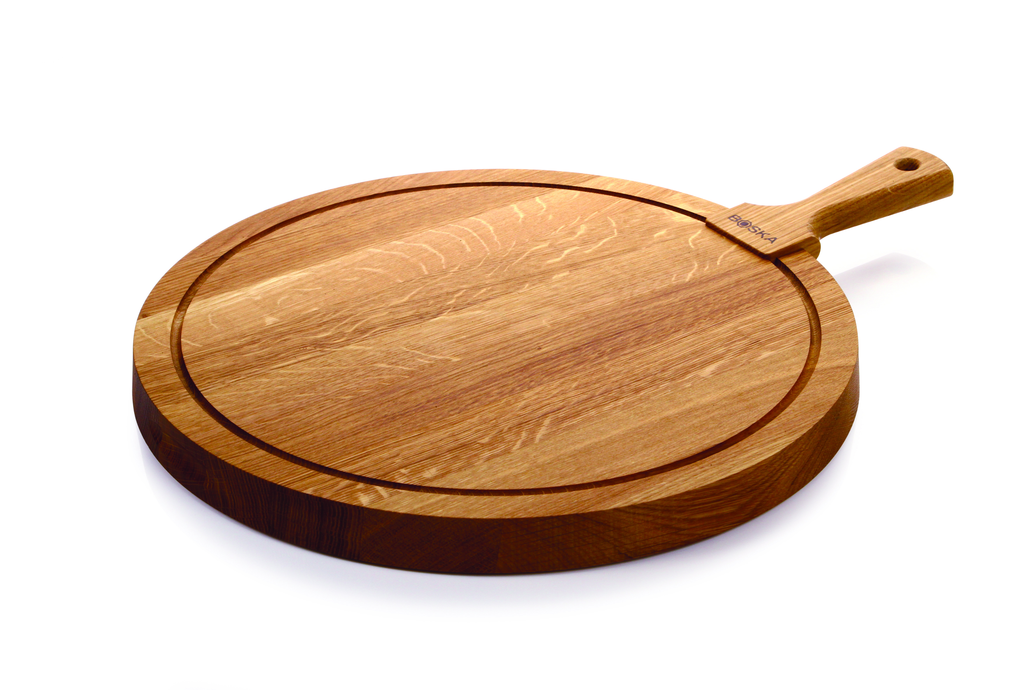 Boska Round Wood Cheese Board Large, Round Wooden Cheese Board